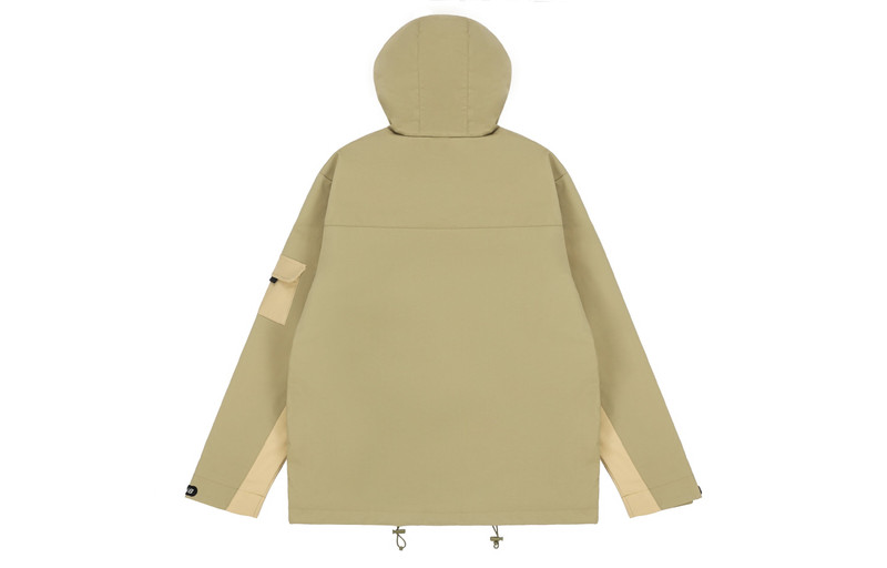 New Balance New Balance Men's New Balance Multiple Pockets Woven Hooded Jacket Khaki AMJ21356-TCO outlook