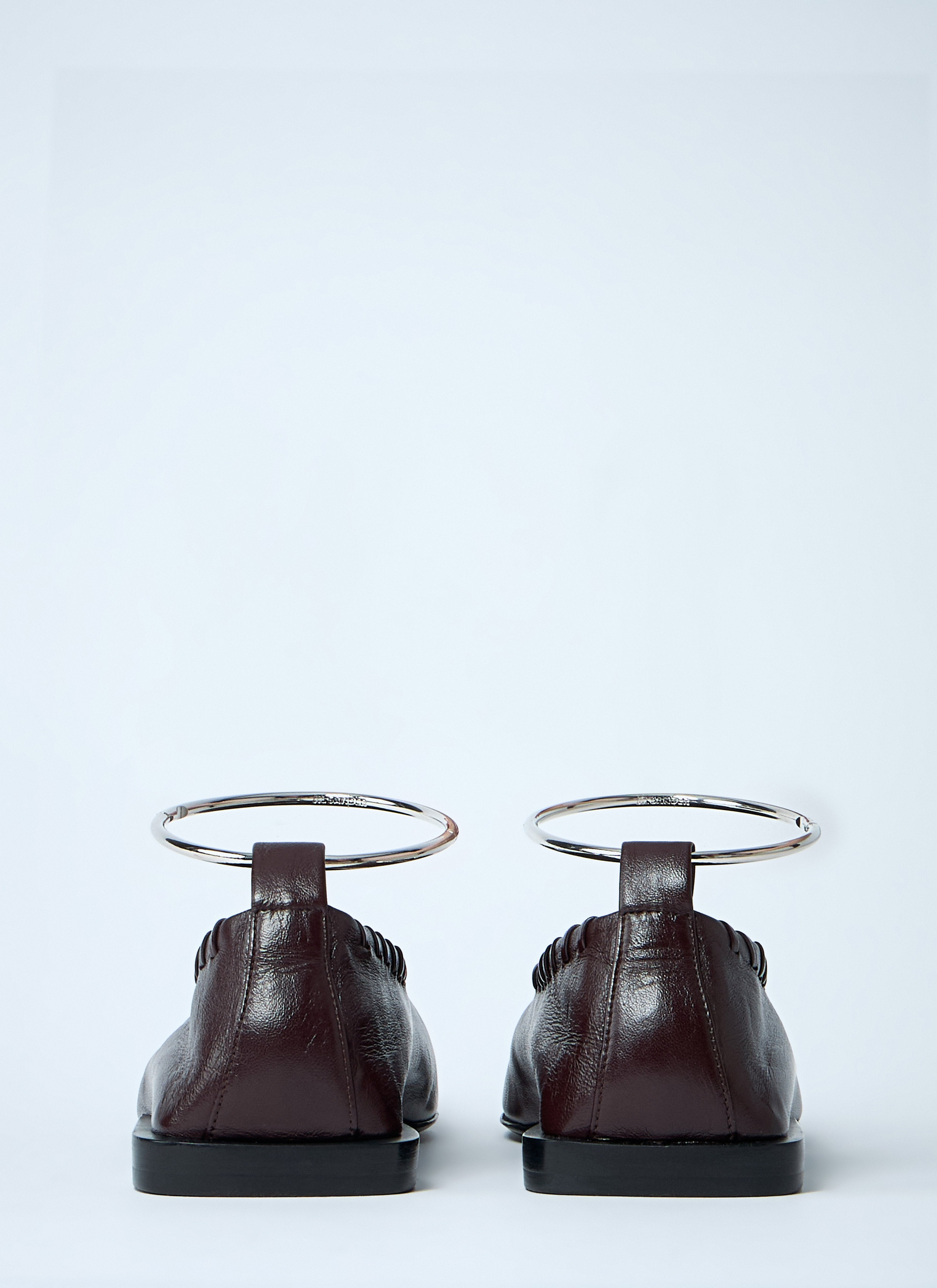 Jil Sander Women Leather Ballerina Flats - 5