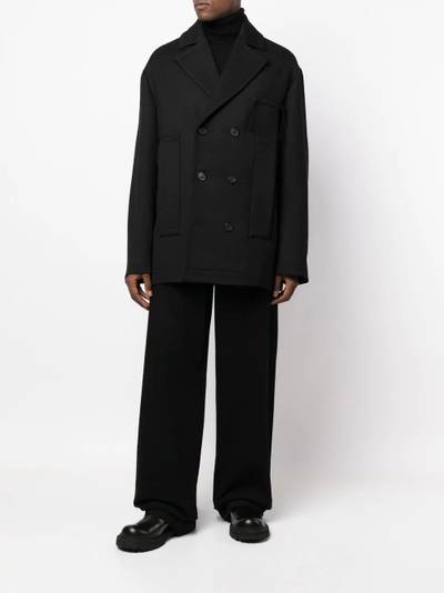 JACQUEMUS virgin wool double-breasted coat outlook