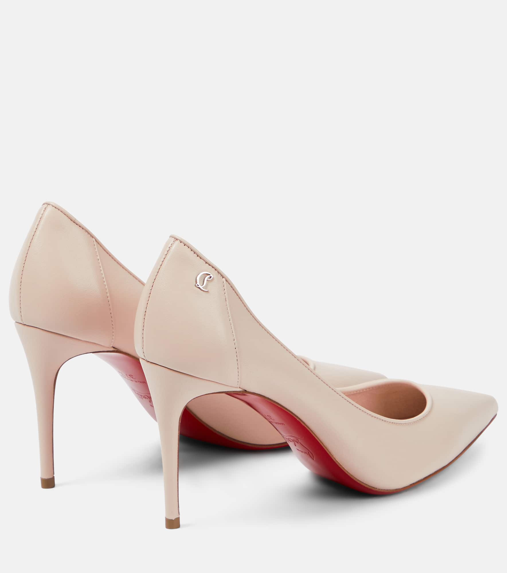 Sporty Kate 85 leather pumps - 3