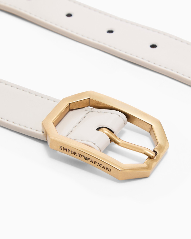 EMPORIO ARMANI BELT WITH GOLD BUCKLE outlook