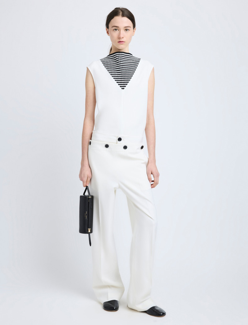Proenza Schouler Prescott Top in Matte Viscose Crepe outlook