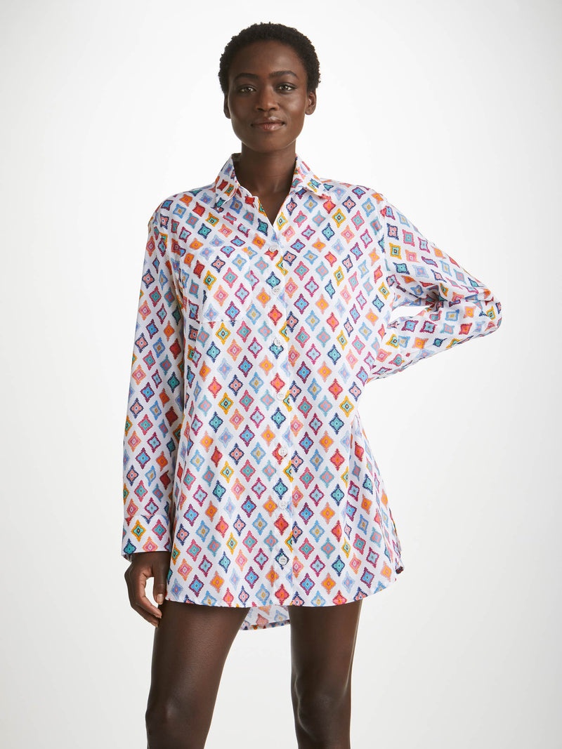 Women's Nightshirt Ledbury 66 Cotton Batiste Multi - 2