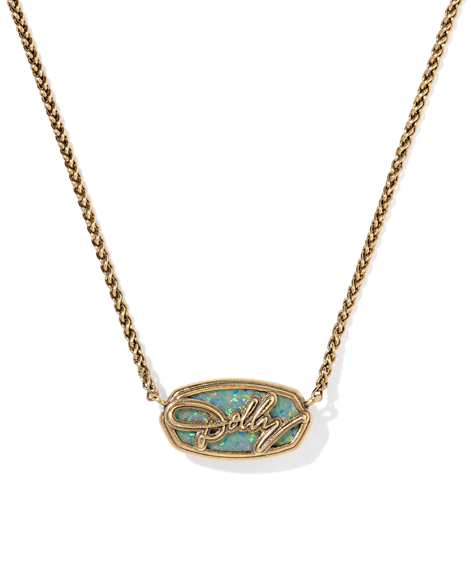 Dolly Parton x Kendra Scott Elisa Vintage Gold Short Pendant Necklace - 1