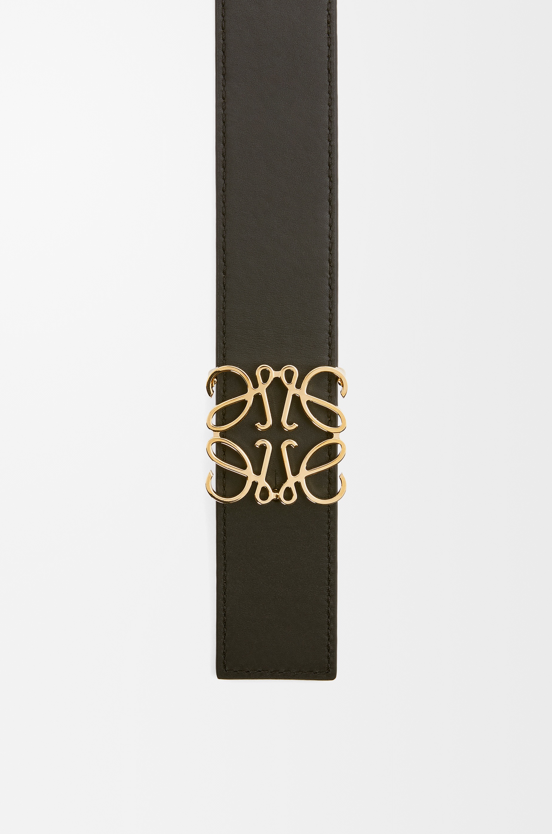 Reversible Anagram belt in smooth calfskin - 4