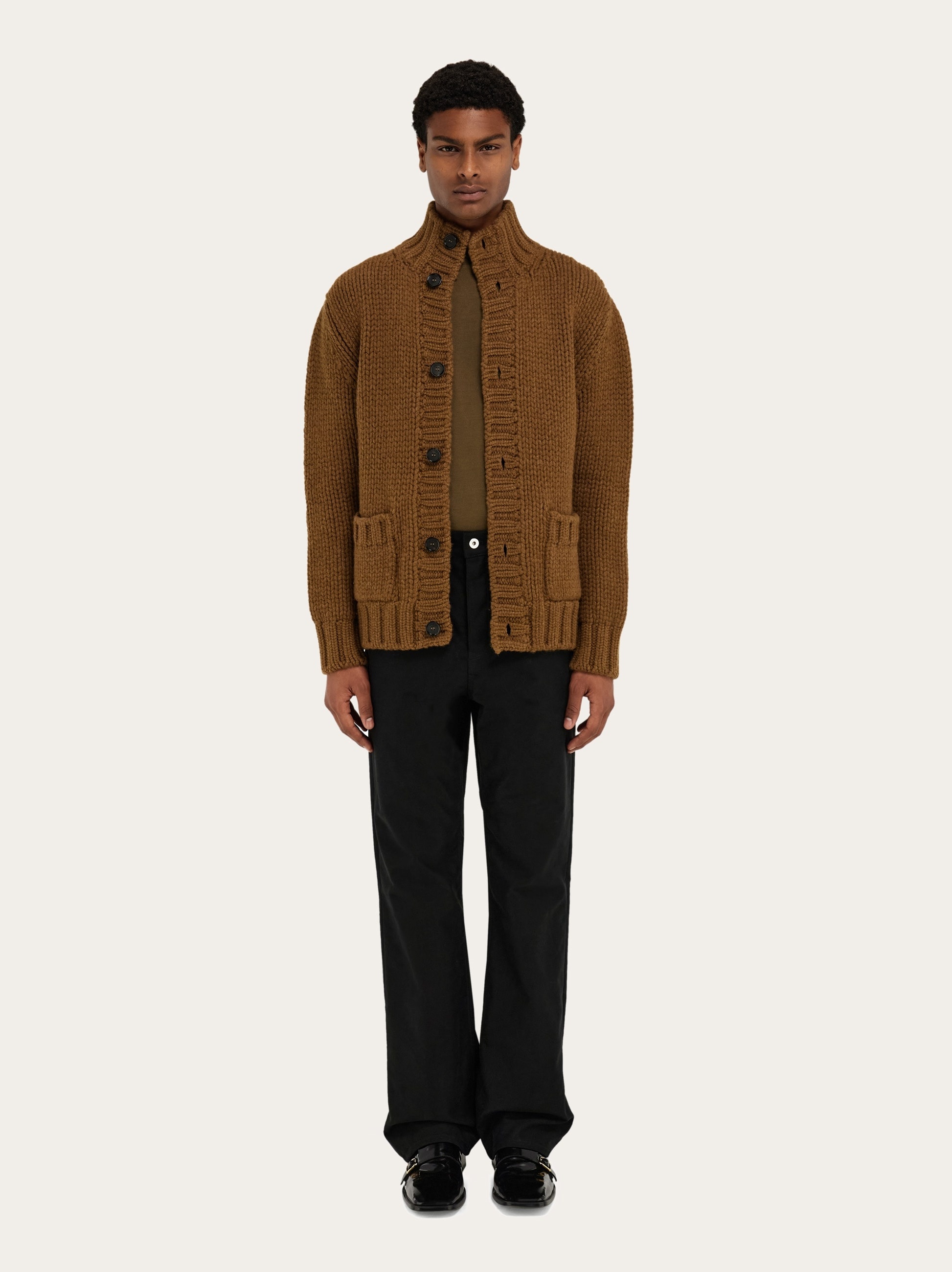 Wool and cashmere cardigan - 7