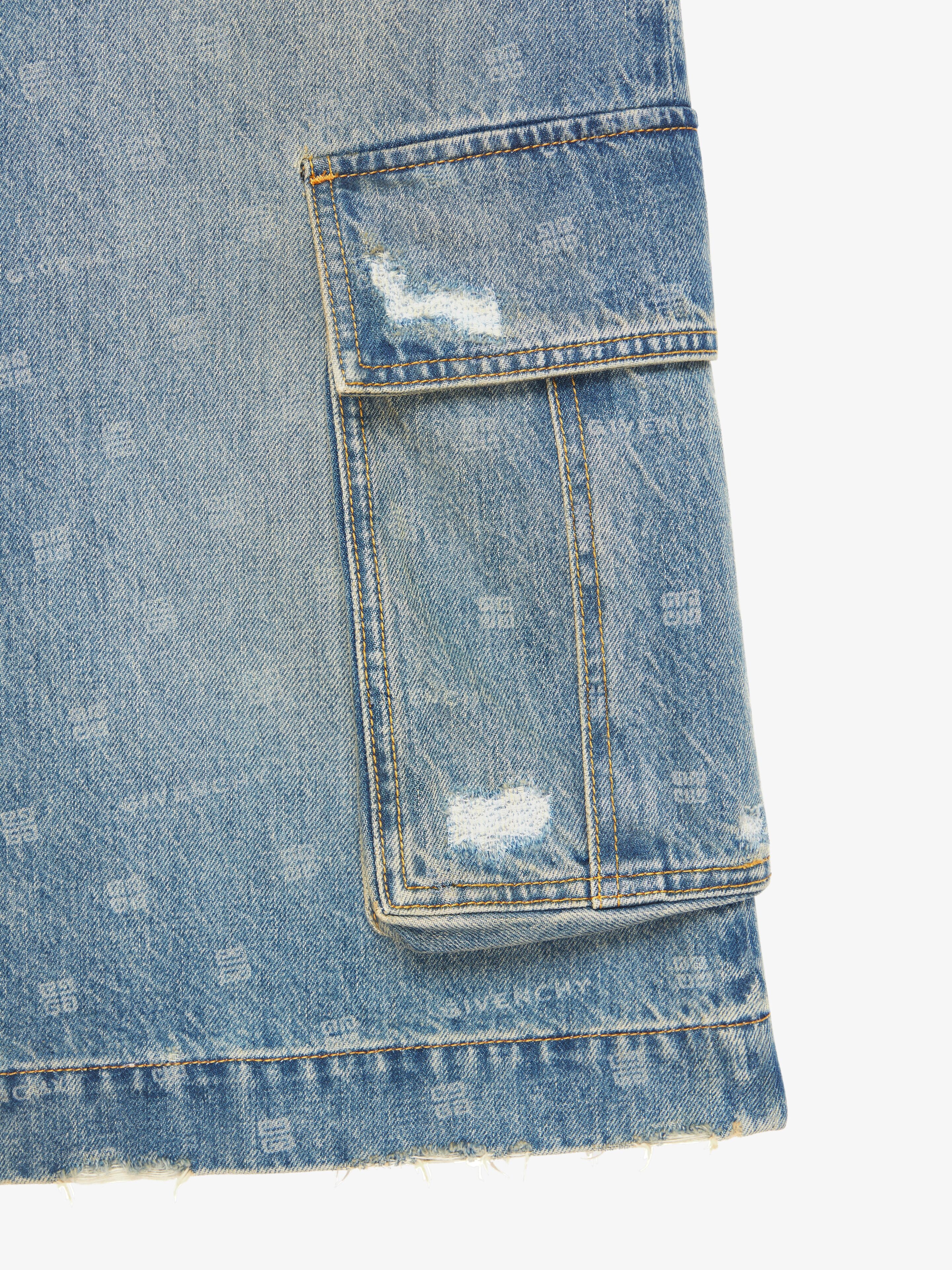 SKIRT IN GIVENCHY 4G DENIM - 5