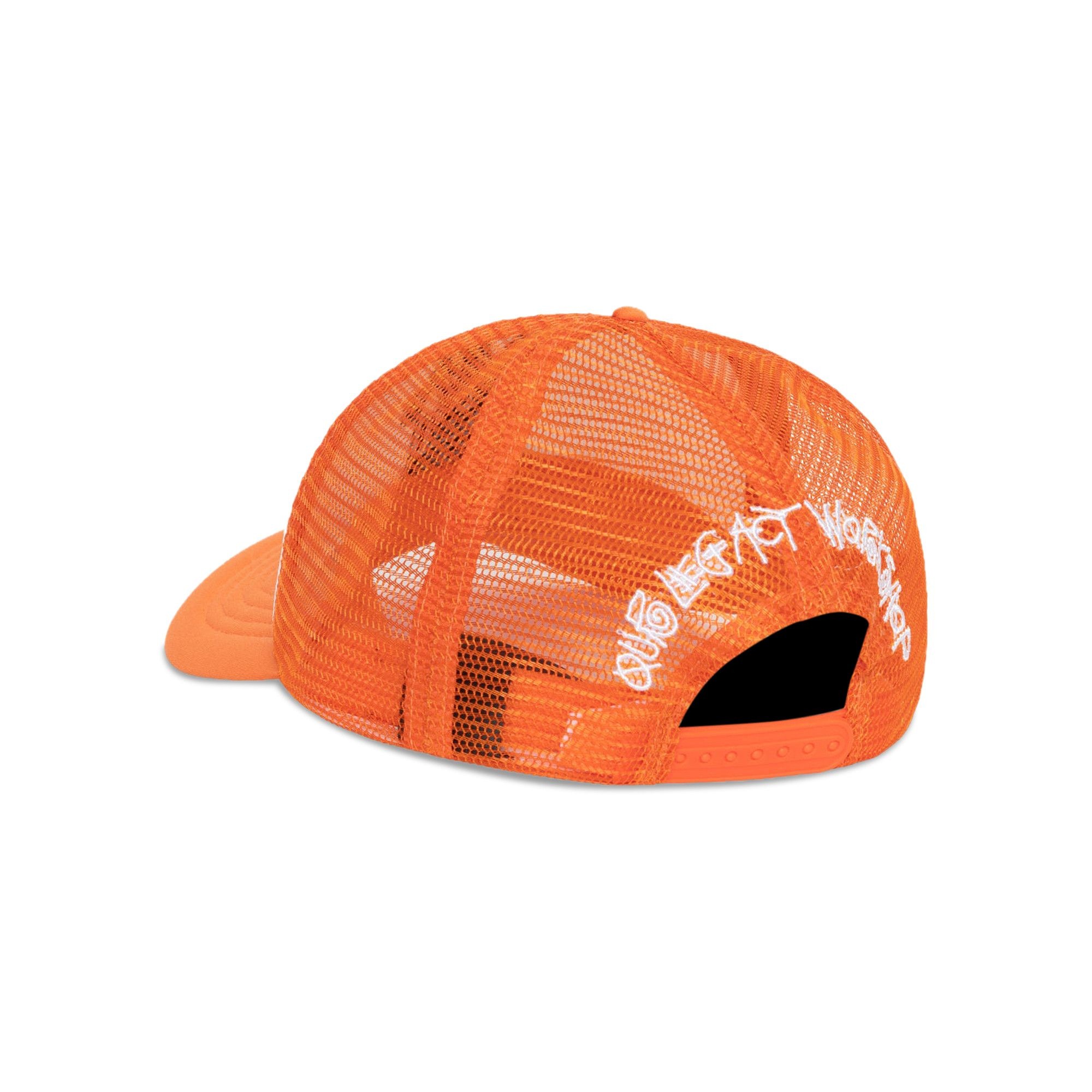 Stussy x Our Legacy Work Shop Trucker Hat 'Orange' - 2