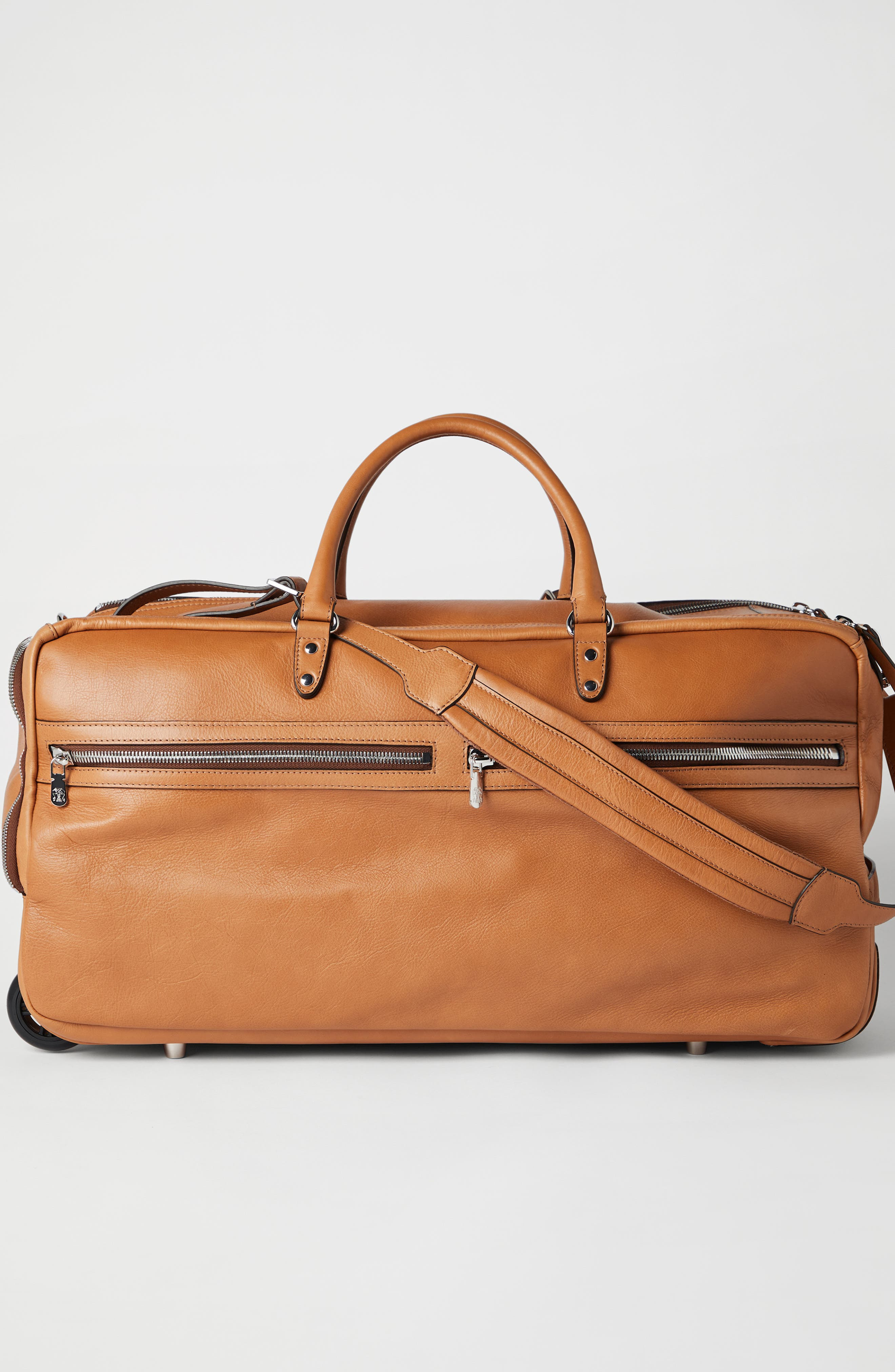 Brunello Cucinelli Cowhide trolley bag in Natural at Nordstrom - 3