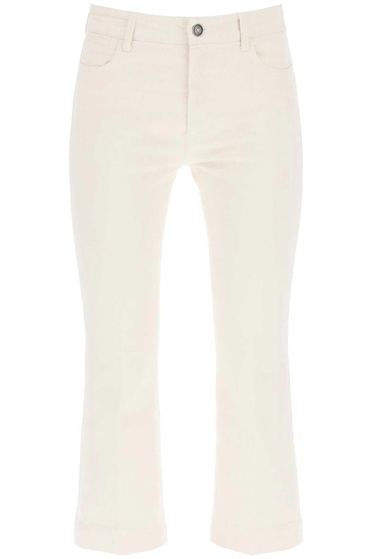 'ORME' MINI FLARE CROPPED JEANS - 1