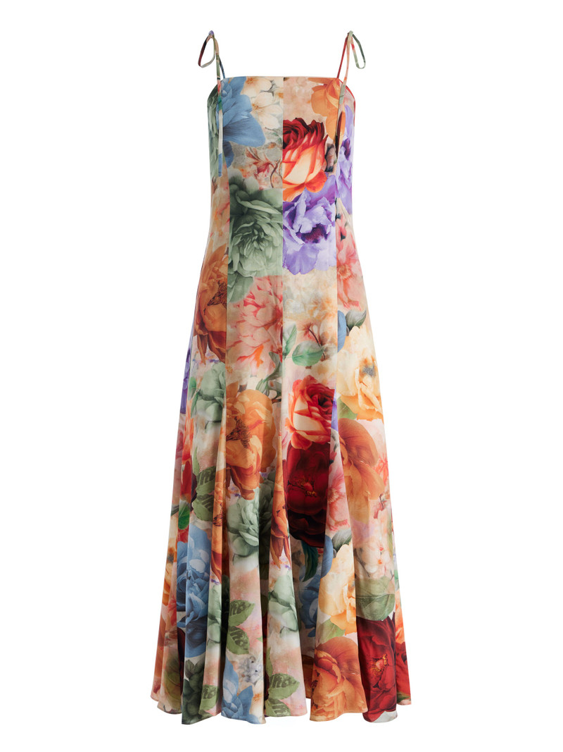 JEANETTE PANELED MIDI DRESS - 1