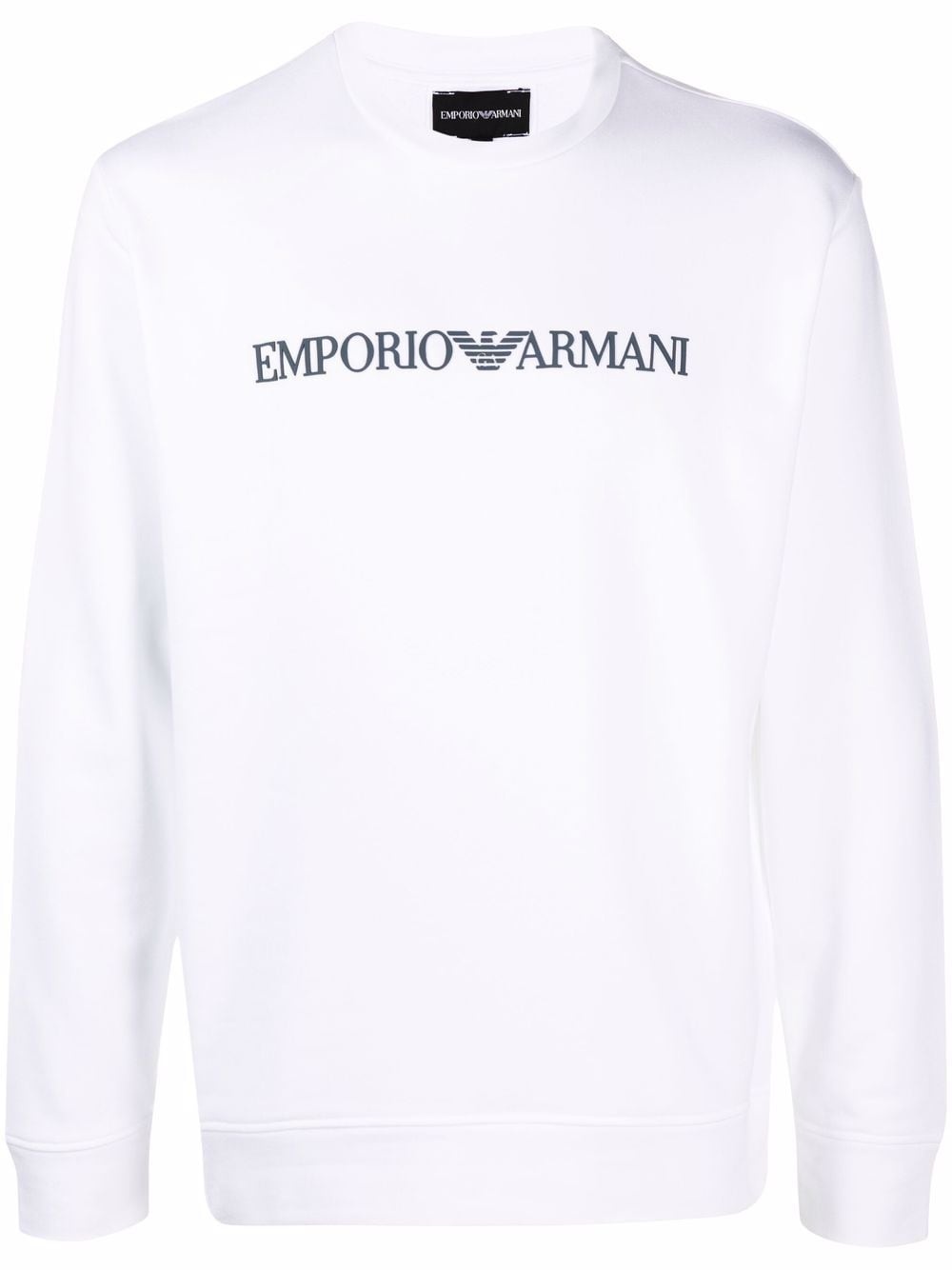 logo-print crew-neck sweatshirt - 1