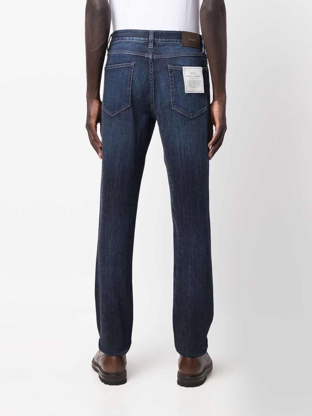 straight-leg mid-rise jeans - 4