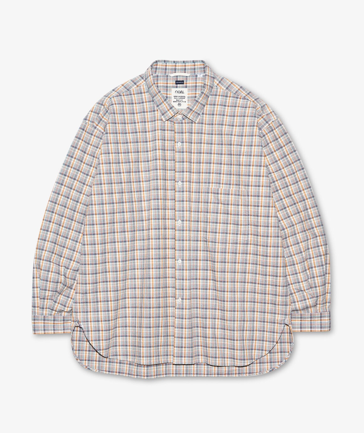 Cotton Silk Euro Check Shirt - 1