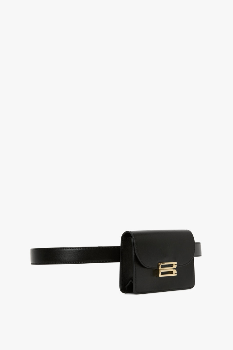 Nano Dorian Belt Bag In Black Smooth Leather 2