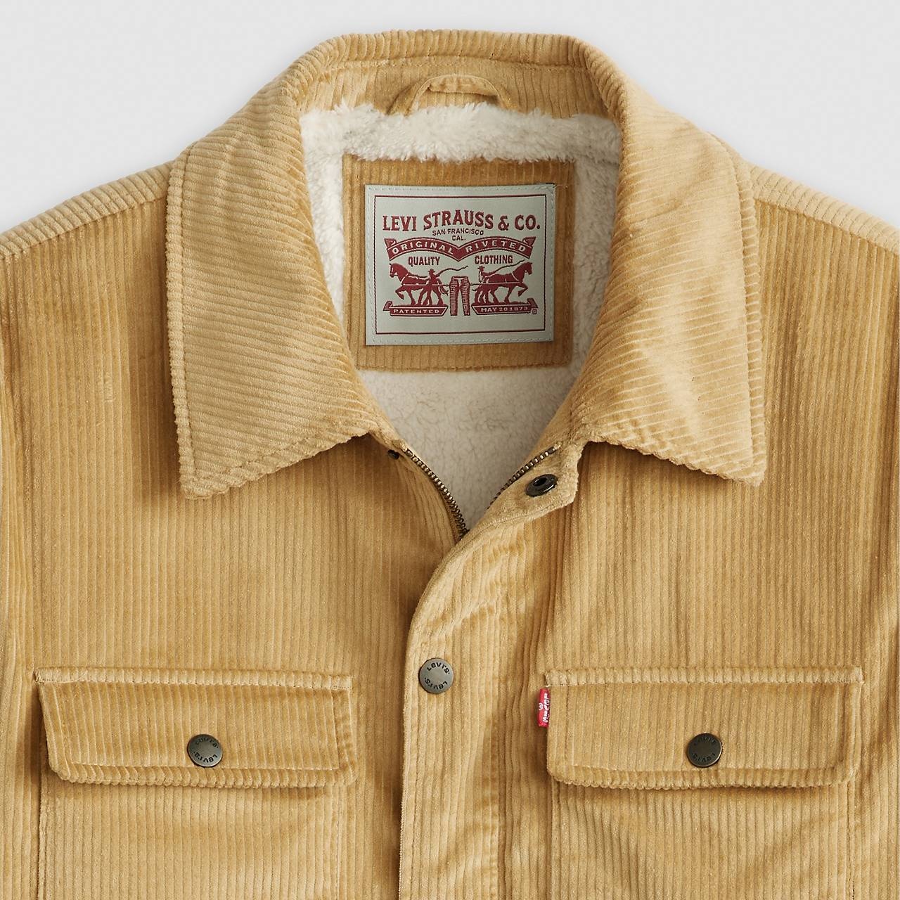 SHERPA LINED CORDUROY SHACKET - 4