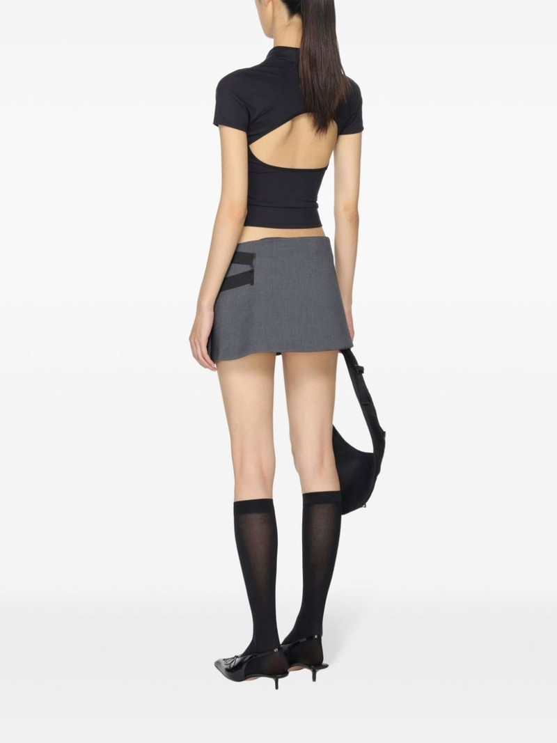 cut-out mesh-panelled zip-up top 4