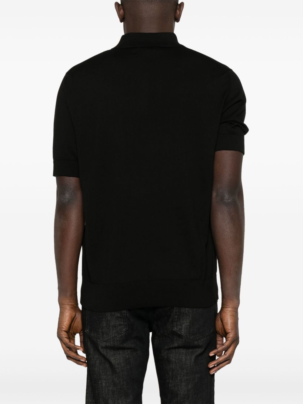 logo-embroidered polo shirt - 3