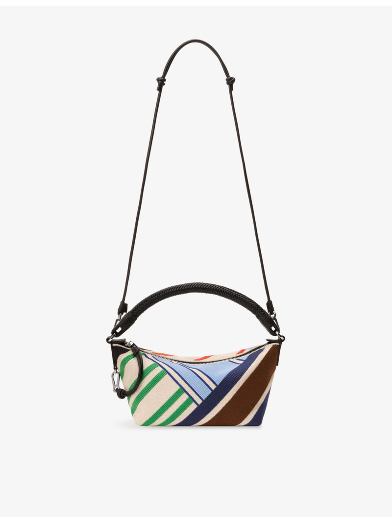 Cala Bayadere Embroidered Canvas Shoulder Bag 6