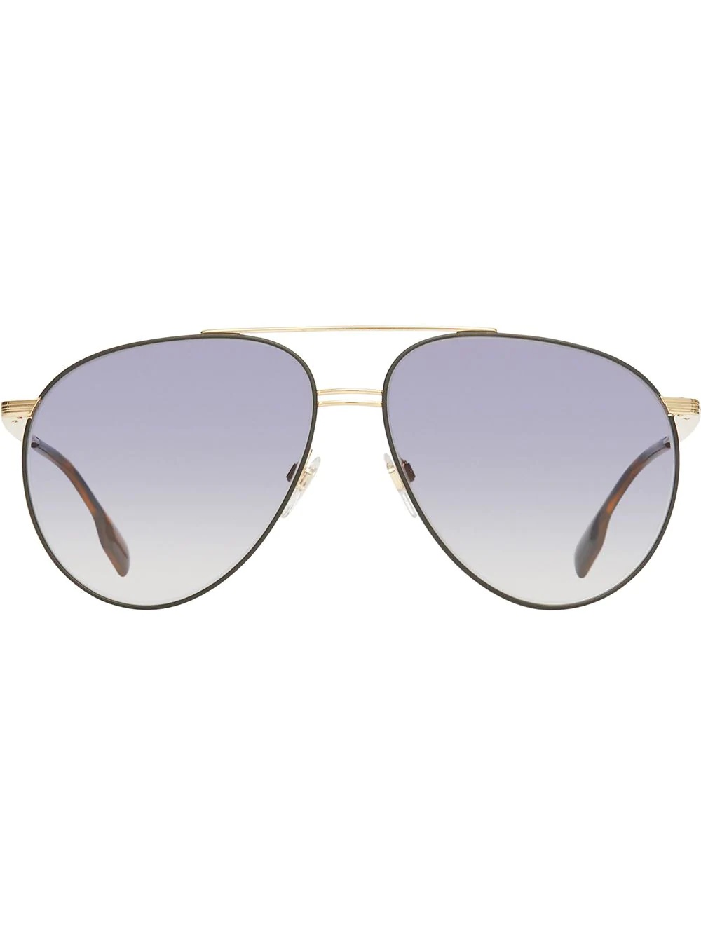 Top Bar Detail Pilot Sunglasses - 1