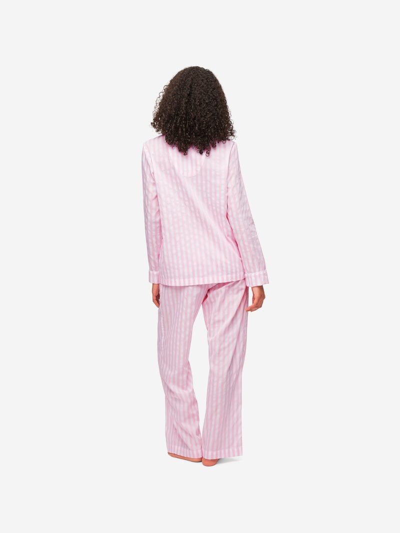 Women's Pyjamas Capri 20 Cotton Pink - 4