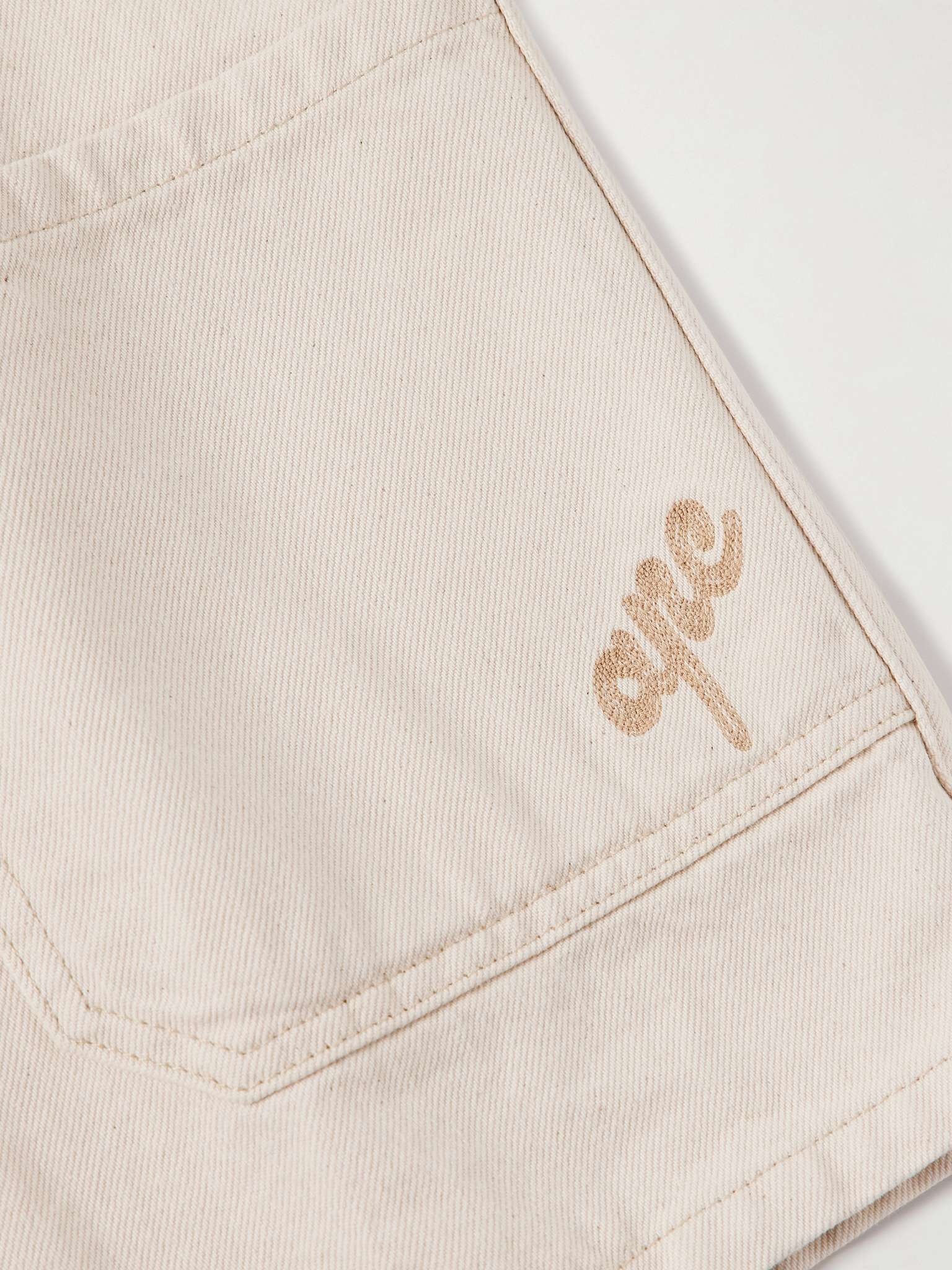 Kerlouan Logo-Embroidered Recycled Cotton-Twill Overshirt - 6