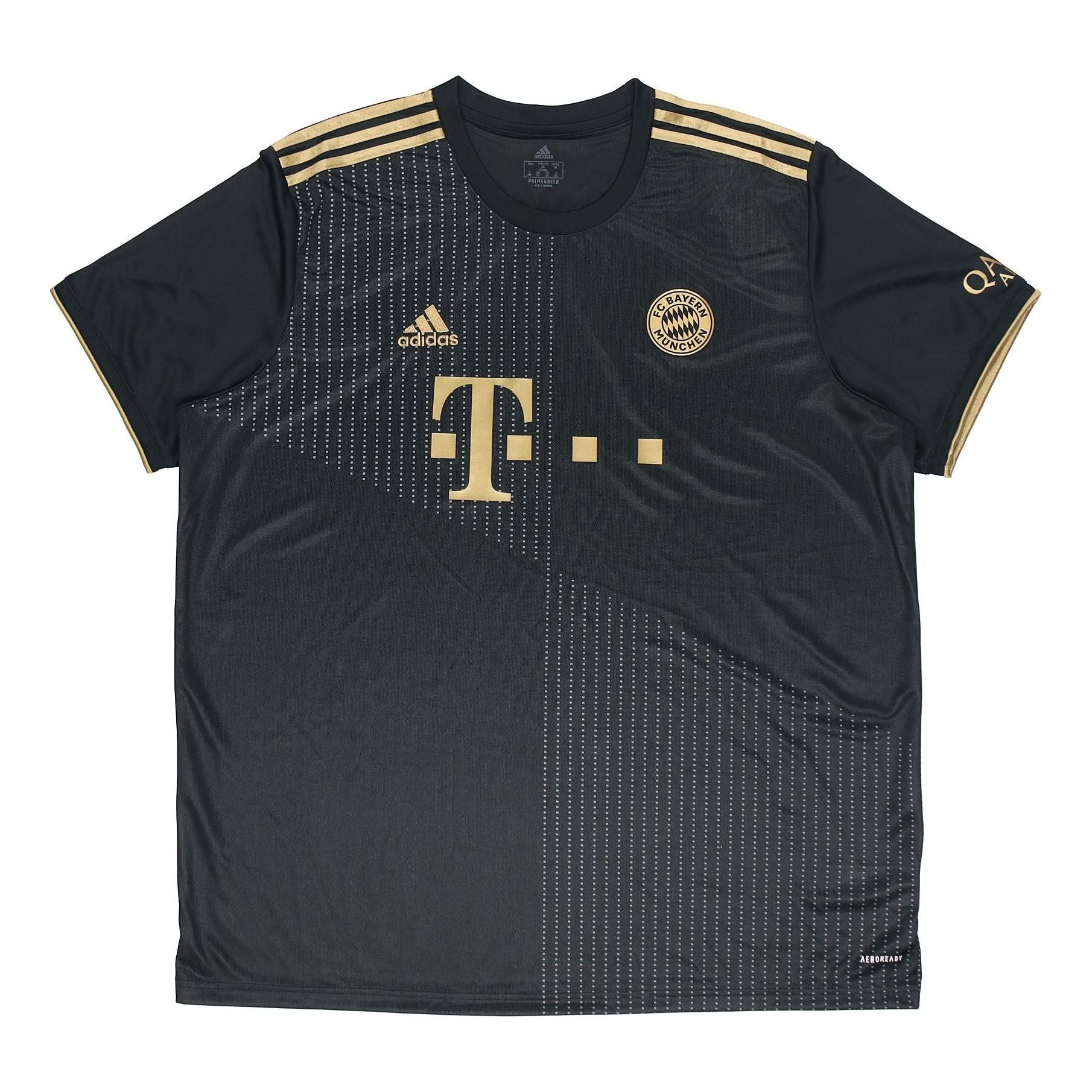 adidas Bayern Munich Away Fan Edition Sports Short Sleeve Jersey Black GM5317 - 1