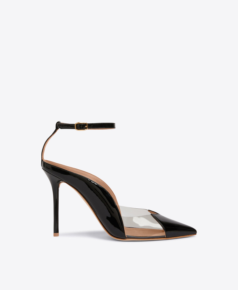 Malia 100 Black Patent PVC Pumps 1