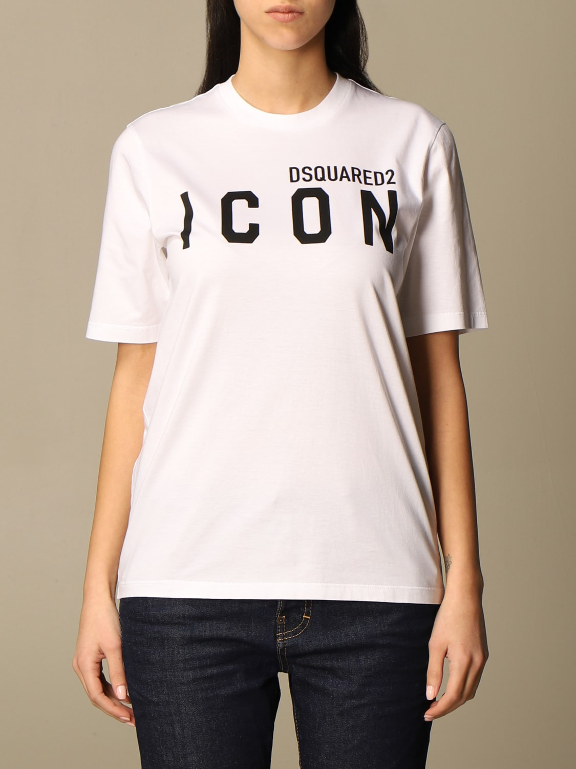 Dsquared2 cotton T-shirt with Icon logo - 1