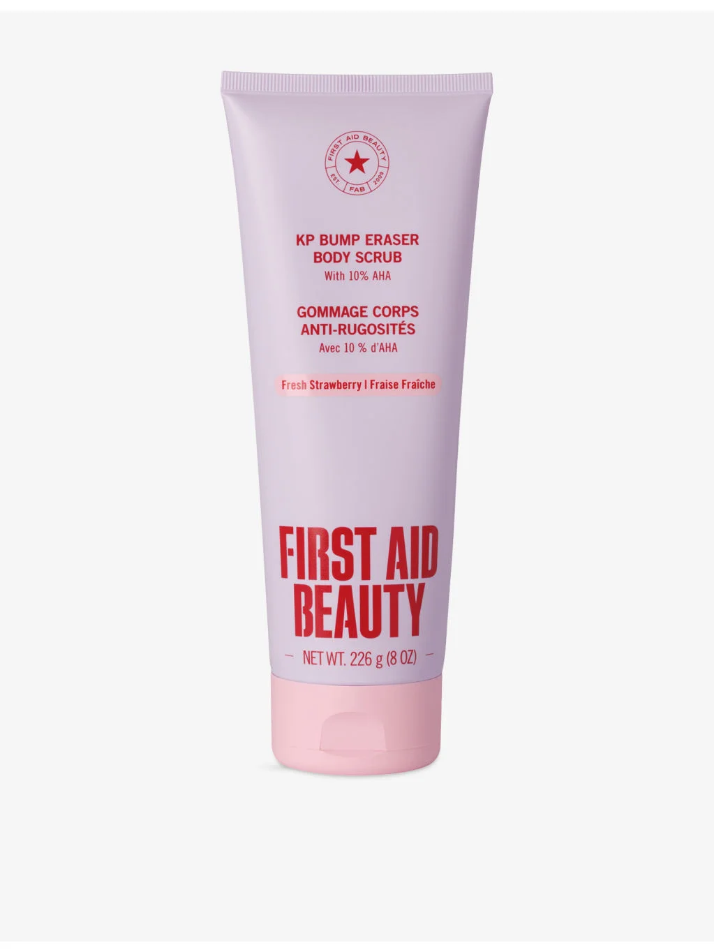 KP Bump Eraser Fresh Strawberry Body Scrub with 10% AHA 226g - 1