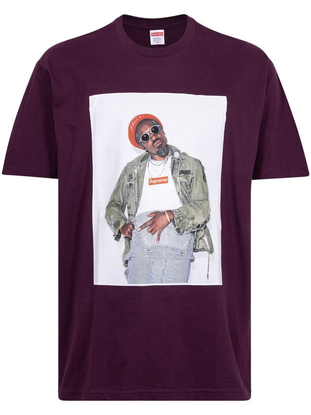 Supreme Andre 3000 graphic-print T-shirt | REVERSIBLE