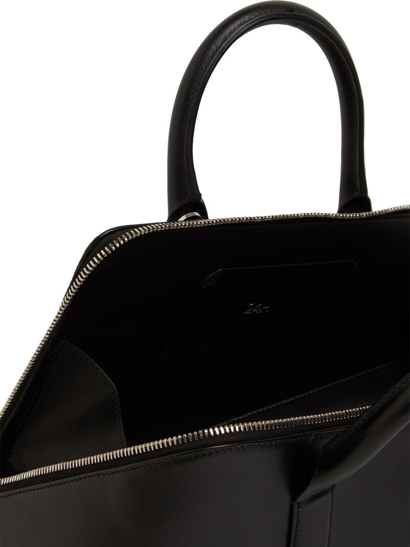 24H leather top handle bag - 7