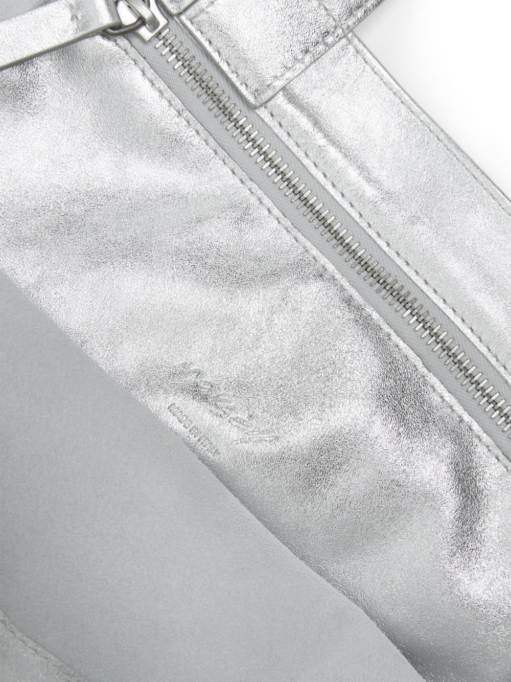 metallic-finish tote bag - 4