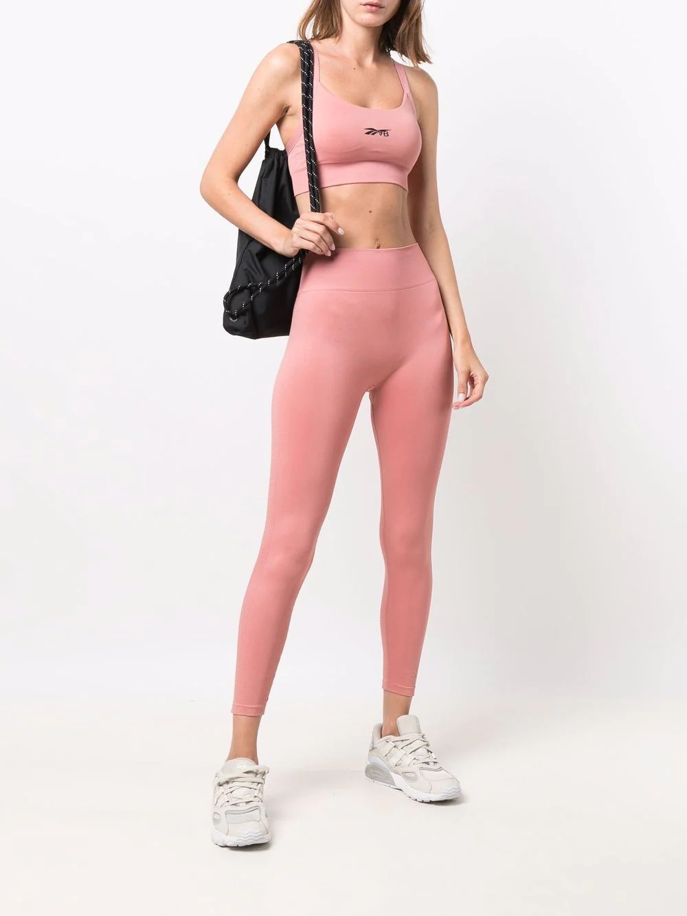 embroidered-logo sports leggings - 2