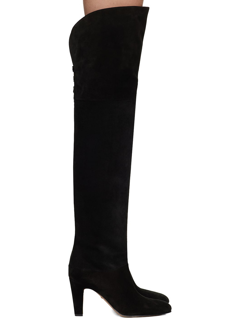 Black Eve Thigh High Boots 1