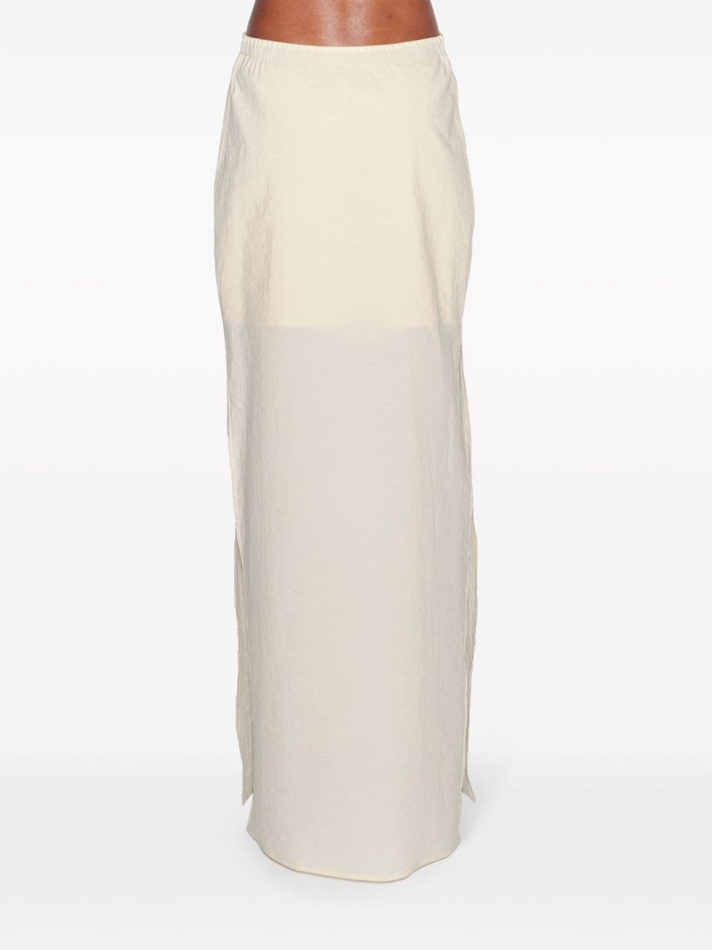 floor-length layered maxi skirt - 4