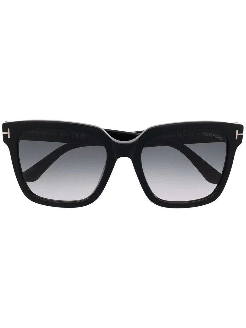 square-frame tinted sunglasses 1