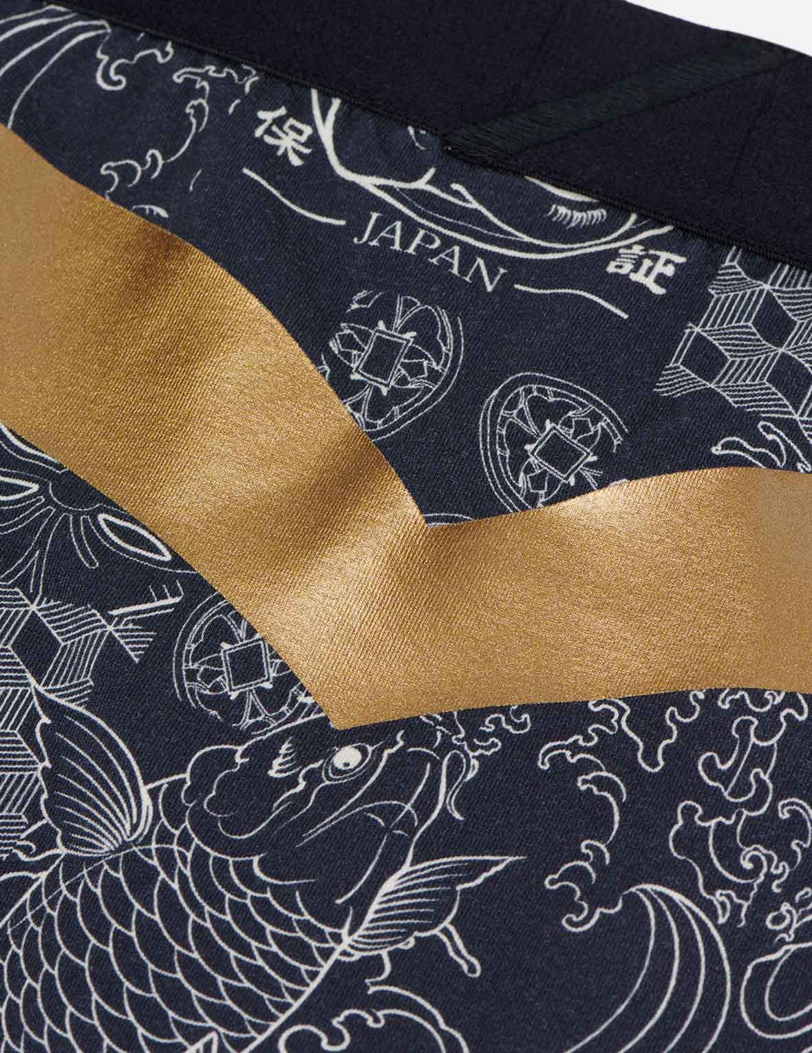 ALLOVER JAPANESE PATTERN PRINT TRUNKS - 6