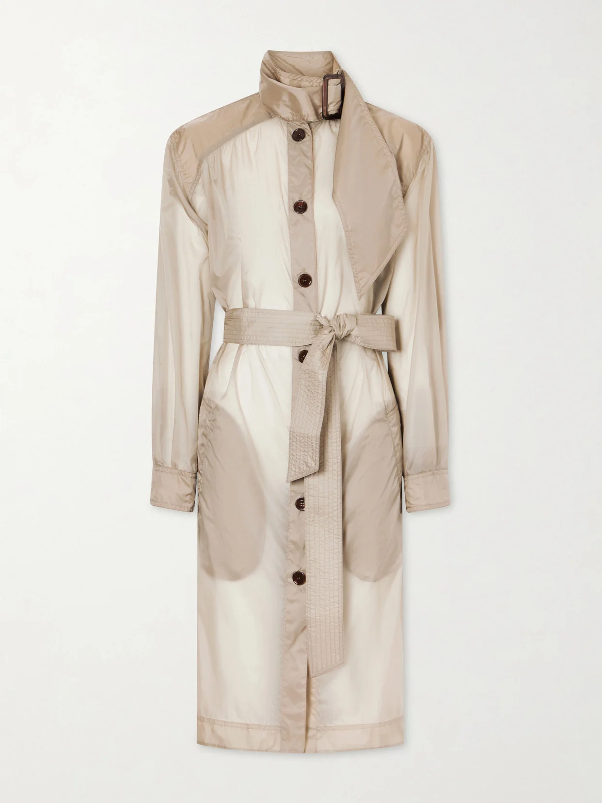 Belted Shell Midi Dress - 1