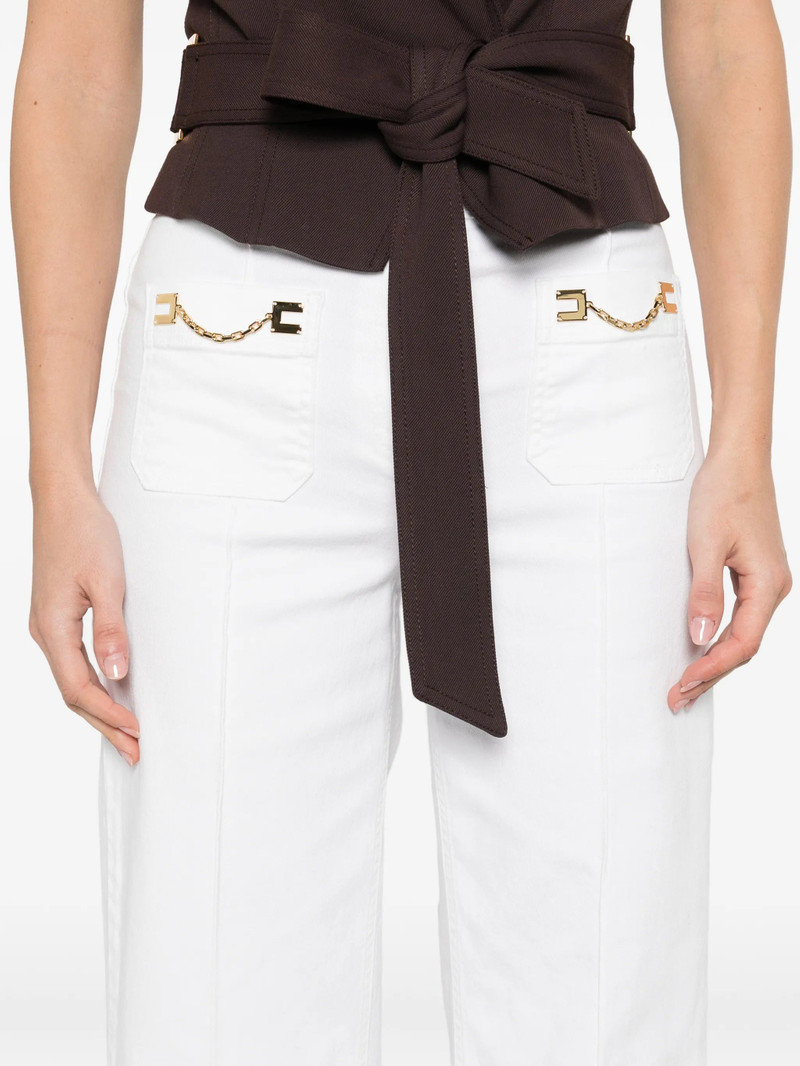 Elisabetta Franchi Chain-detail Jeans 3