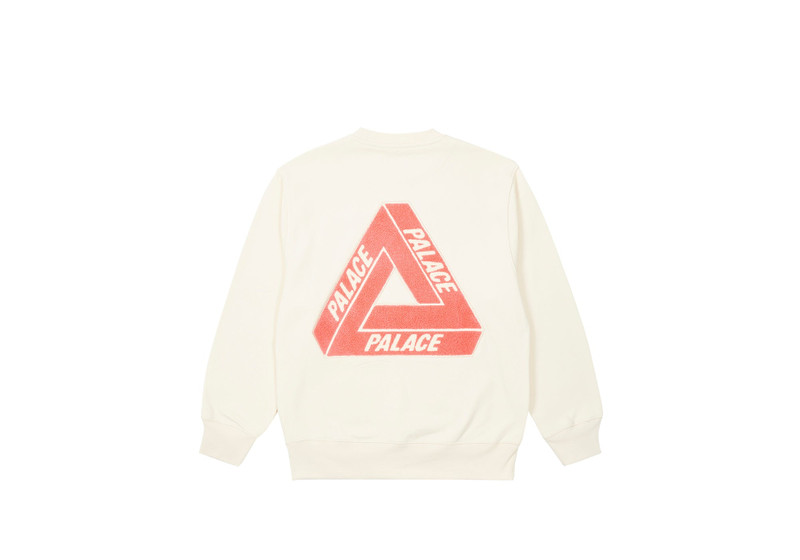 FLEECE TRI-FERG CREW 소프트웨어 화이트 - 1