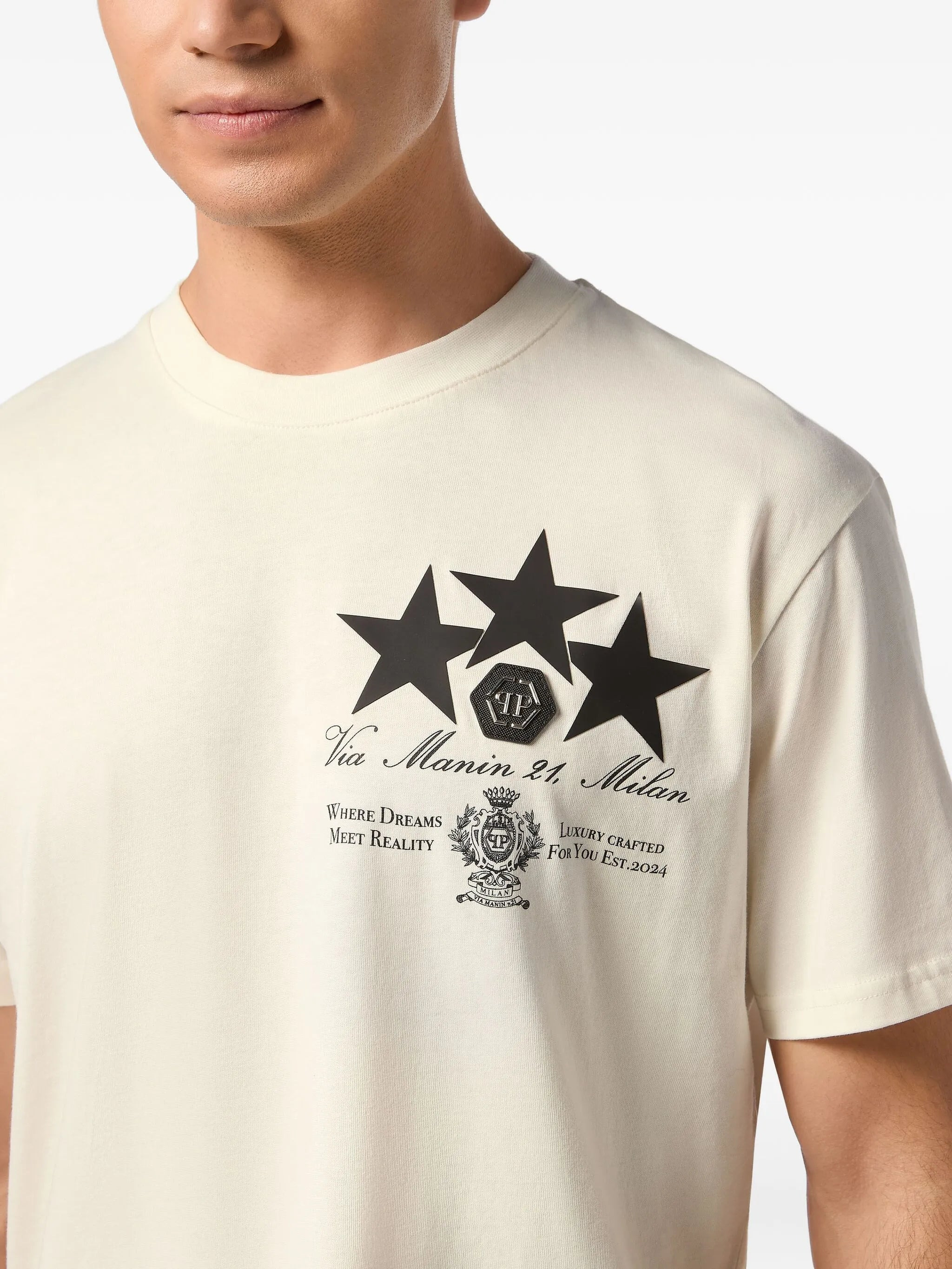 Philipp Plein Star-graphic T-shirt - 4