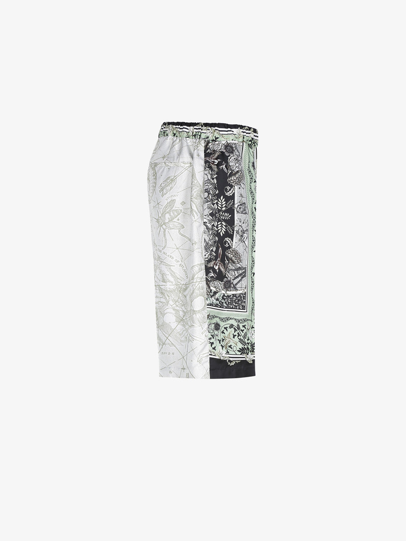 Atlantis patchwork printed short pants 5