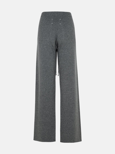 Maison Margiela GREY WOOL BLEND JOGGERS outlook