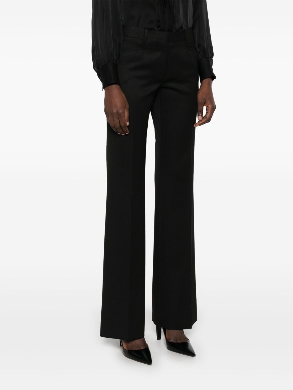 wool tailored trousers - 3