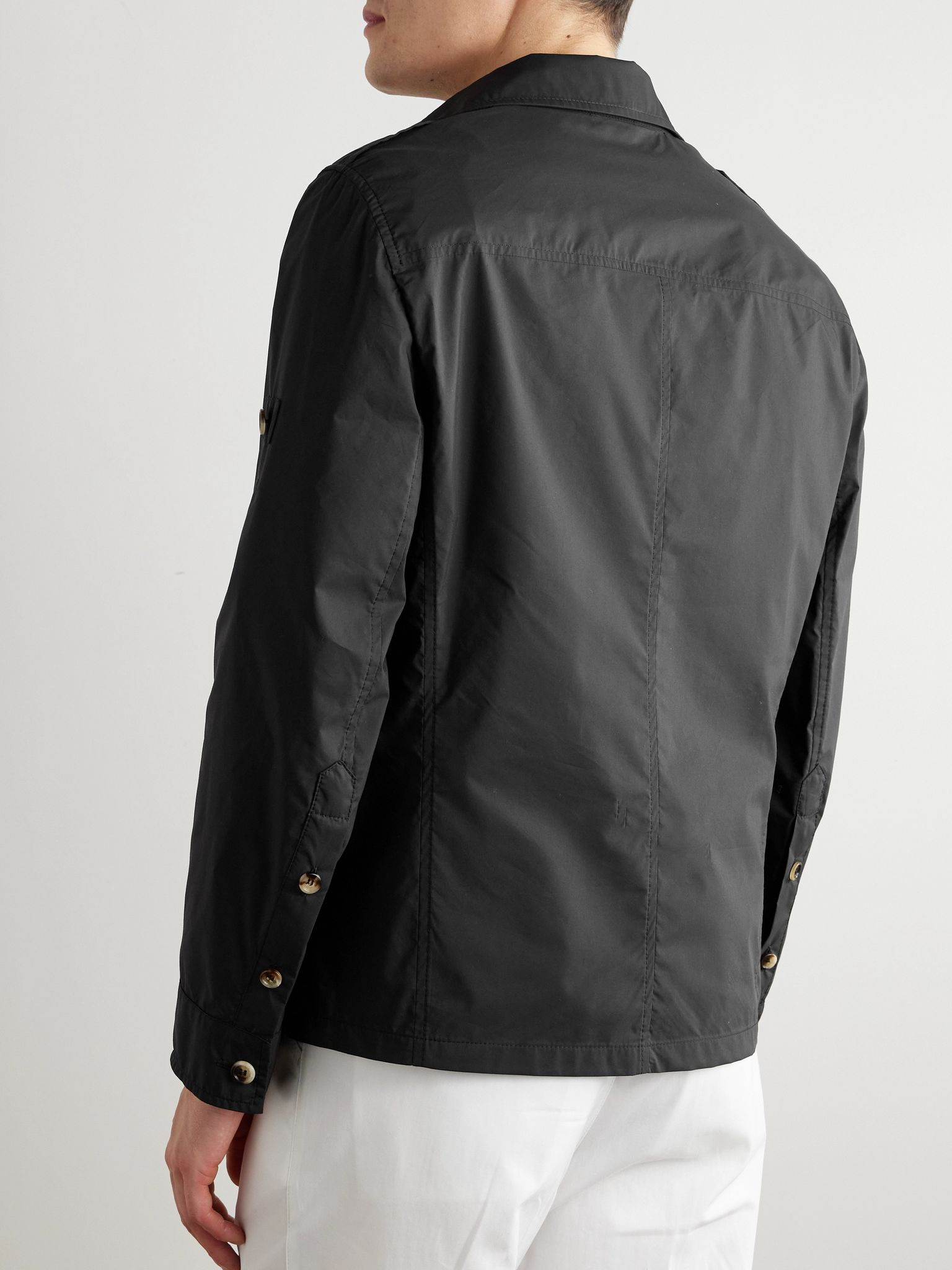 Cotton-Blend Field Jacket Black - 3