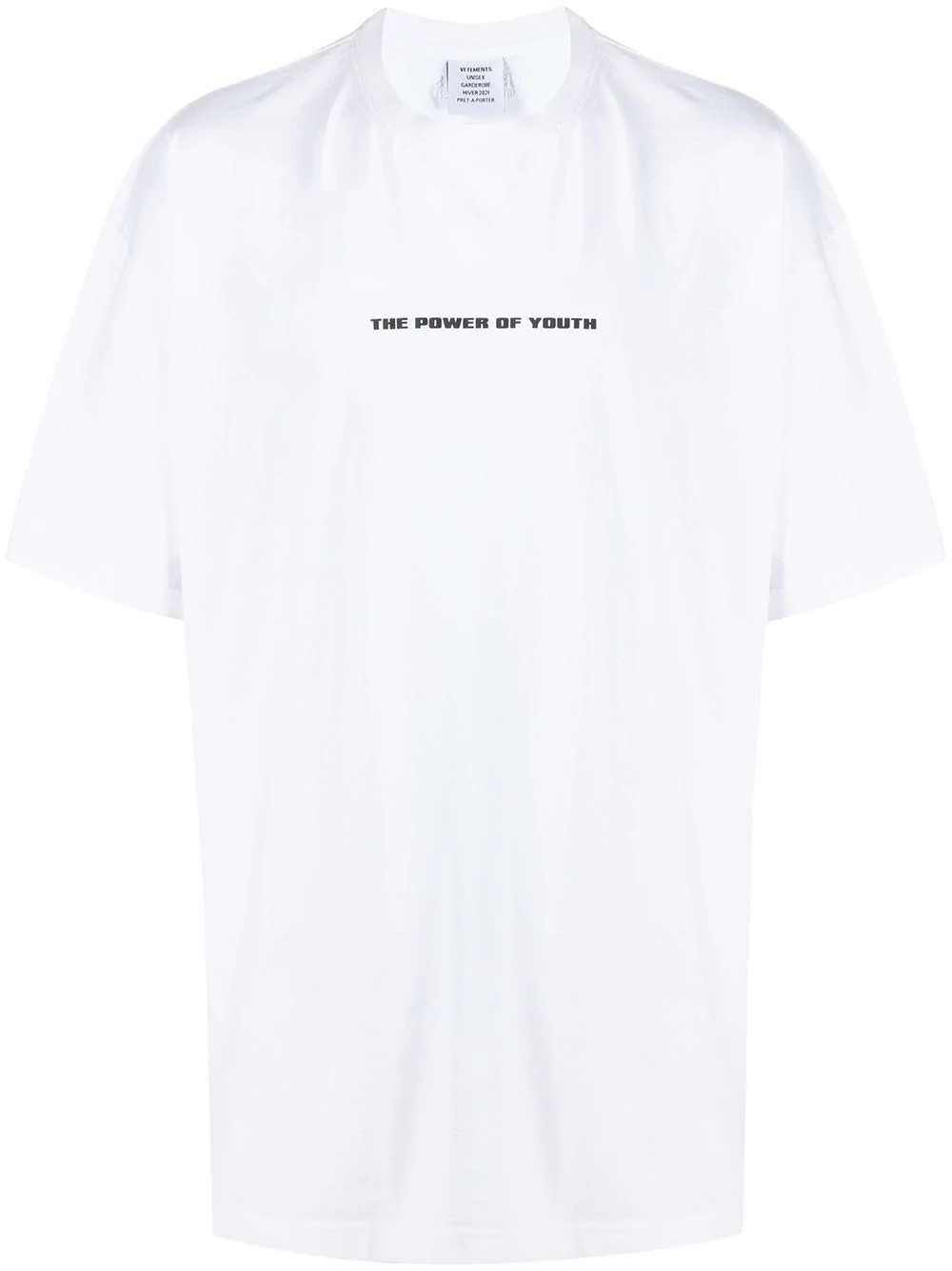 slogan print T-shirt - 1