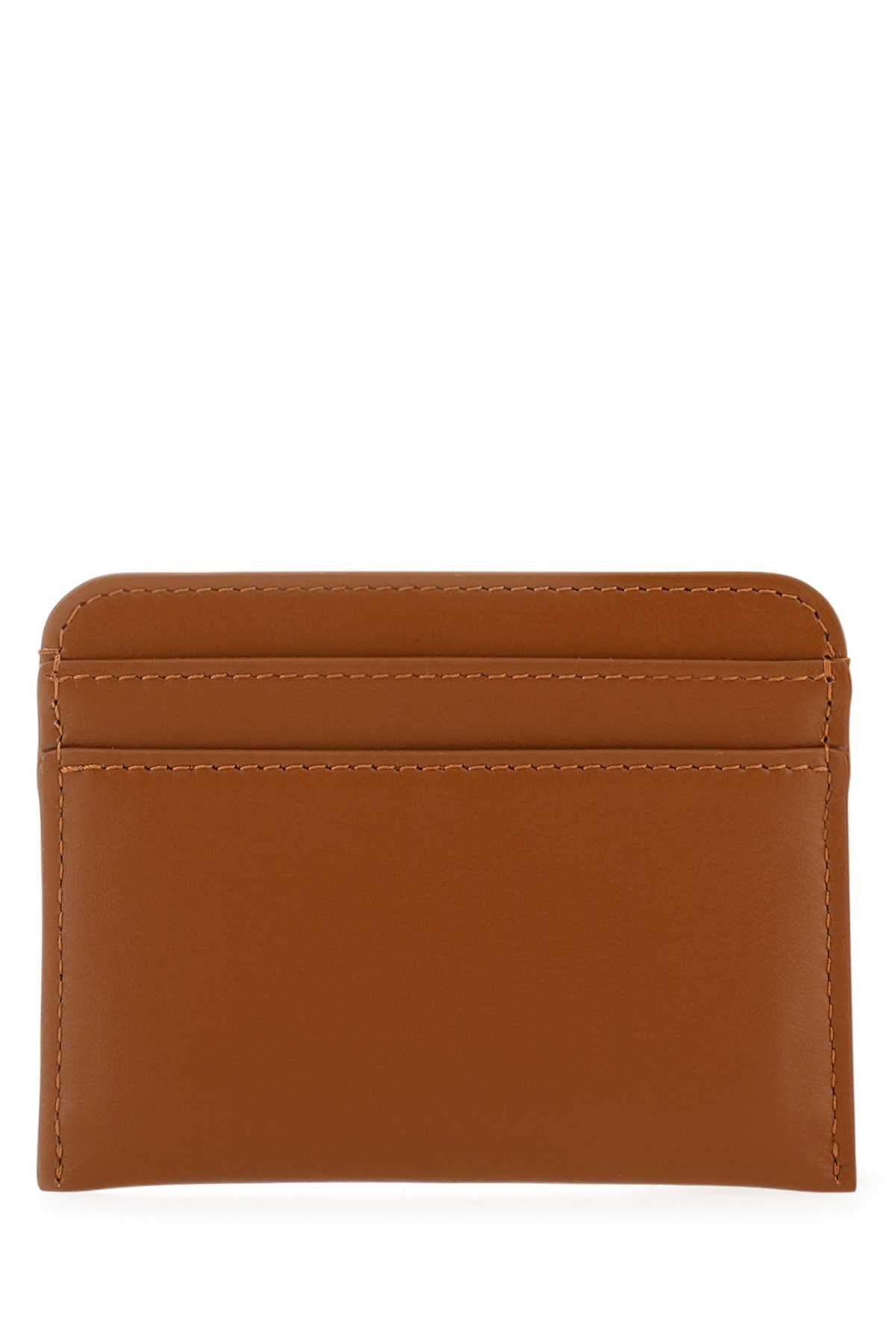 Chloe Women Caramel Leather Card Holder - 3