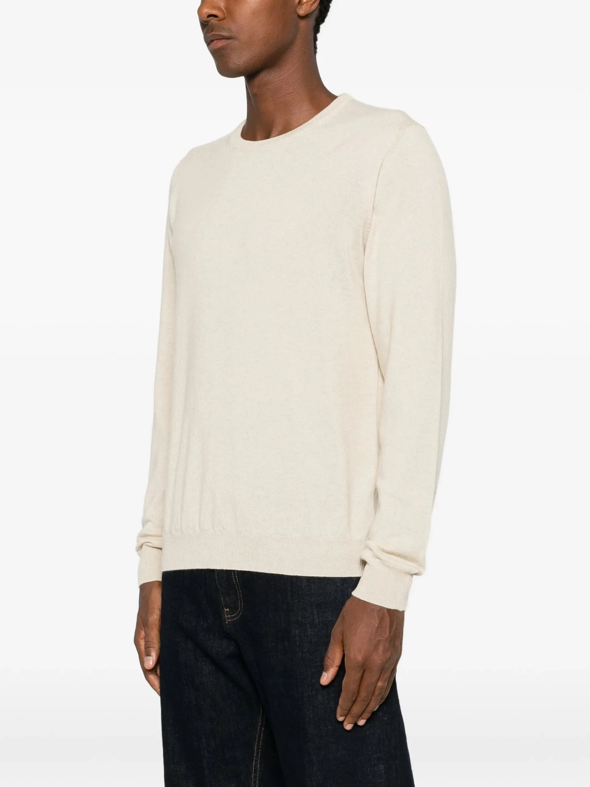 Fedeli Crew-neck Long-sleeve Sweater - 1