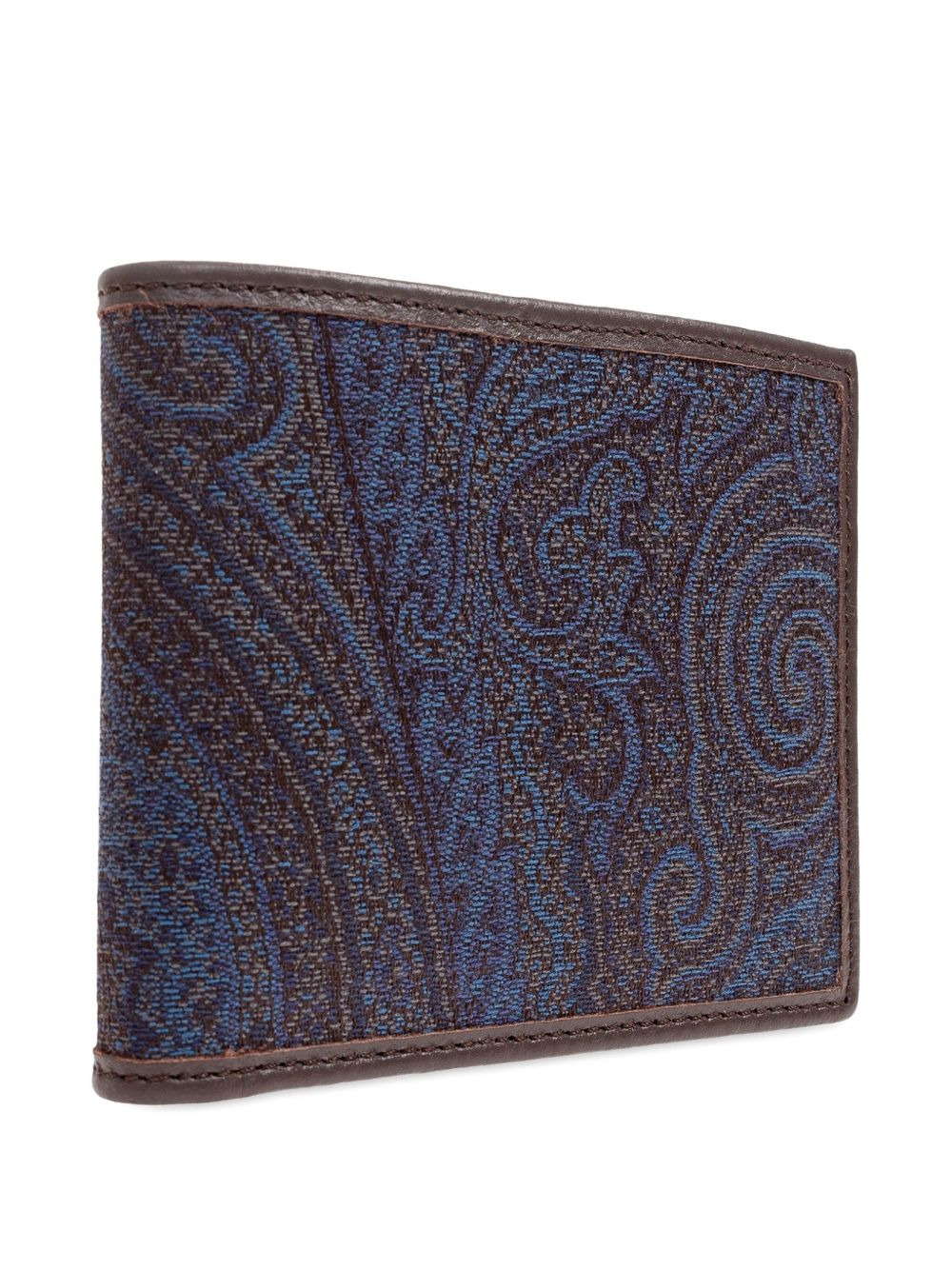paisley-pattern leather wallet - 3